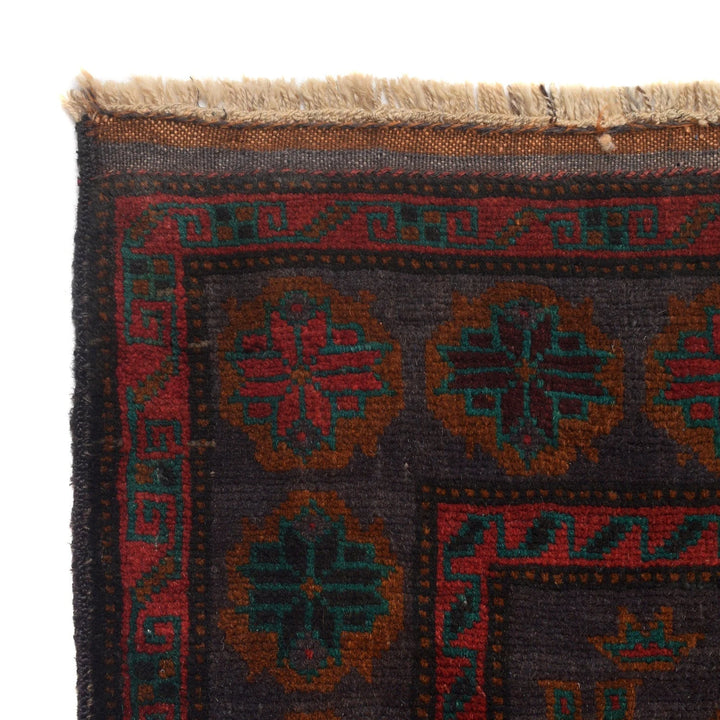 Afghan Baluchi Rug 4' 3" x 7' 4" Hand-Knotted | No. AL83780