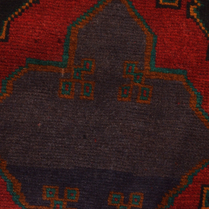 Afghan Baluchi Rug 4' 3" x 7' 4" Hand-Knotted | No. AL83780