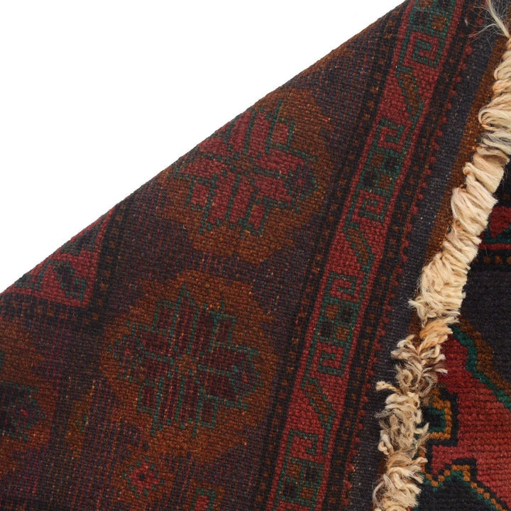 Afghan Baluchi Rug 4' 3" x 7' 4" Hand-Knotted | No. AL83780