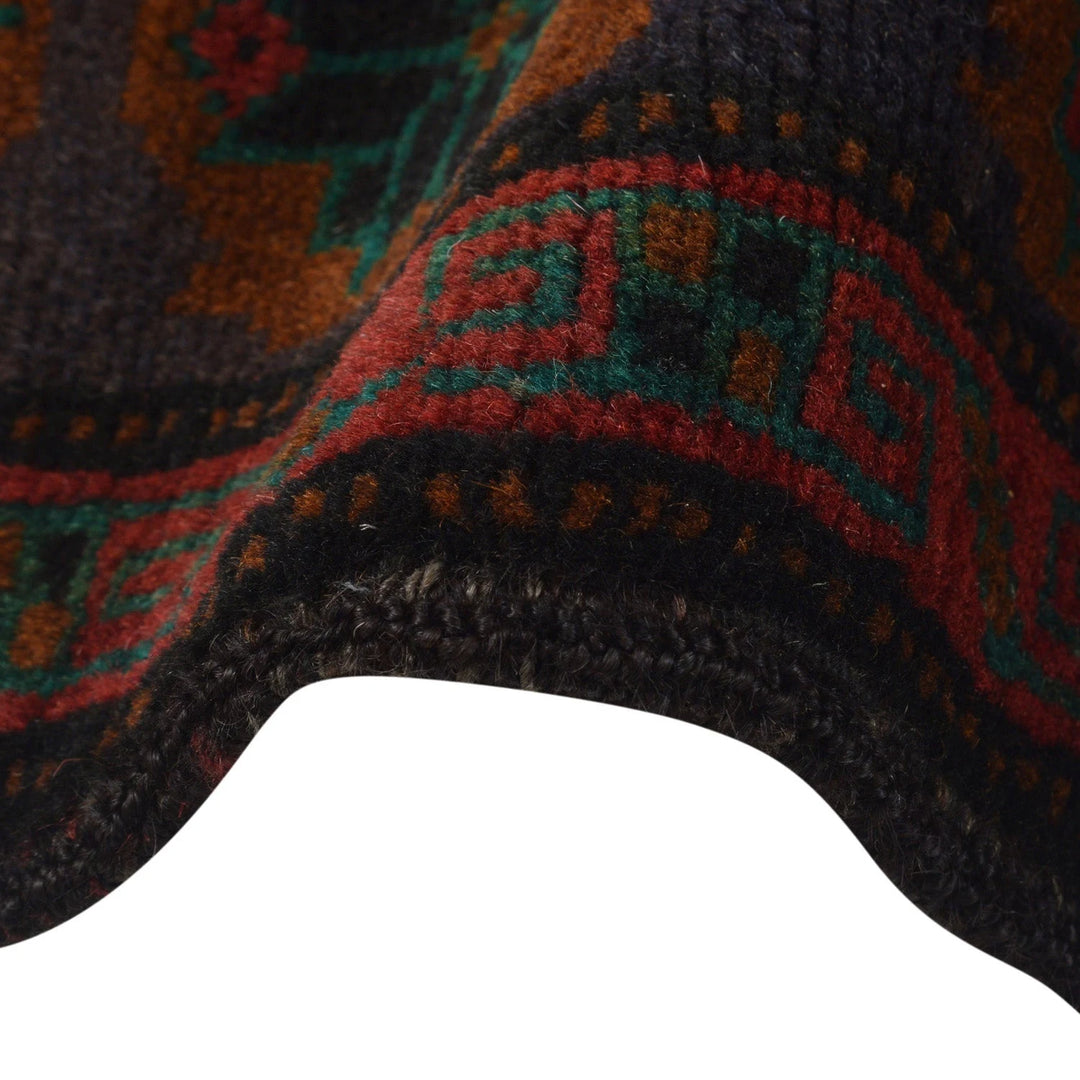 Afghan Baluchi Rug 4' 3" x 7' 4" Hand-Knotted | No. AL83780