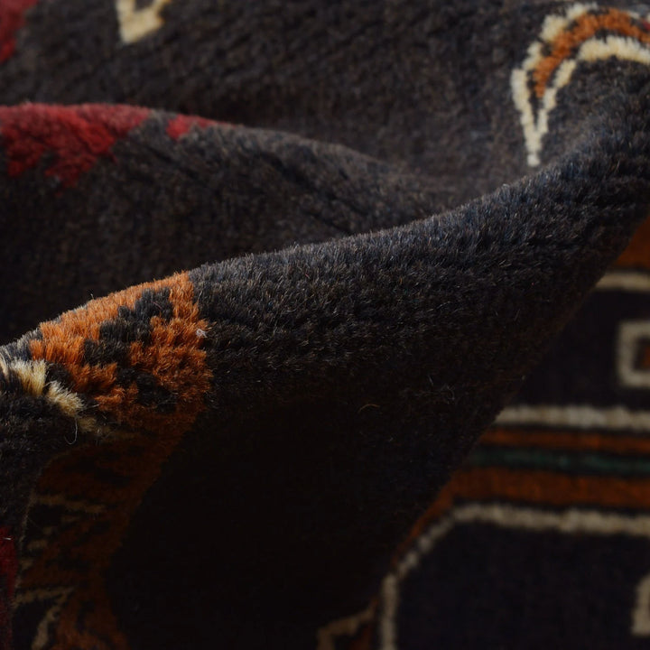 Afghan Baluchi Rug 4' 1" x 6' 2" Hand-Knotted | No. AL83958
