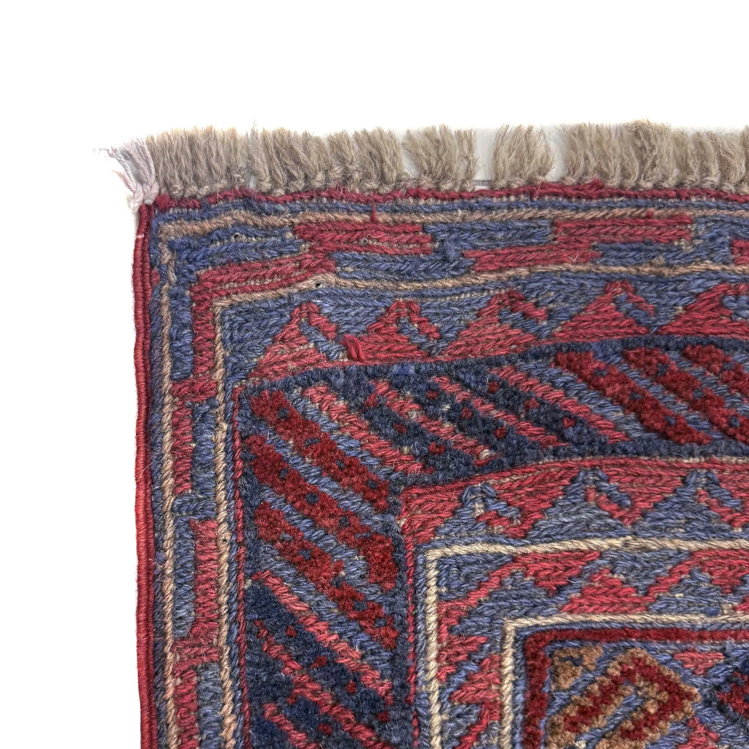Multicolor Afghan Mashwani Rug 4' 11" x 6' 0" Hand-Knotted | No. AL83963