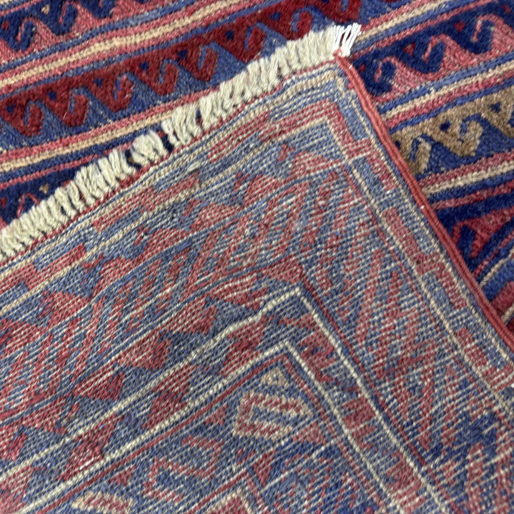 Multicolor Afghan Mashwani Rug 4' 11" x 6' 0" Hand-Knotted | No. AL83963