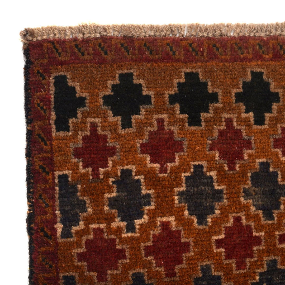 Afghan Baluchi Rug 3' 8" x 5' 11" Hand-Knotted | No. AL84265