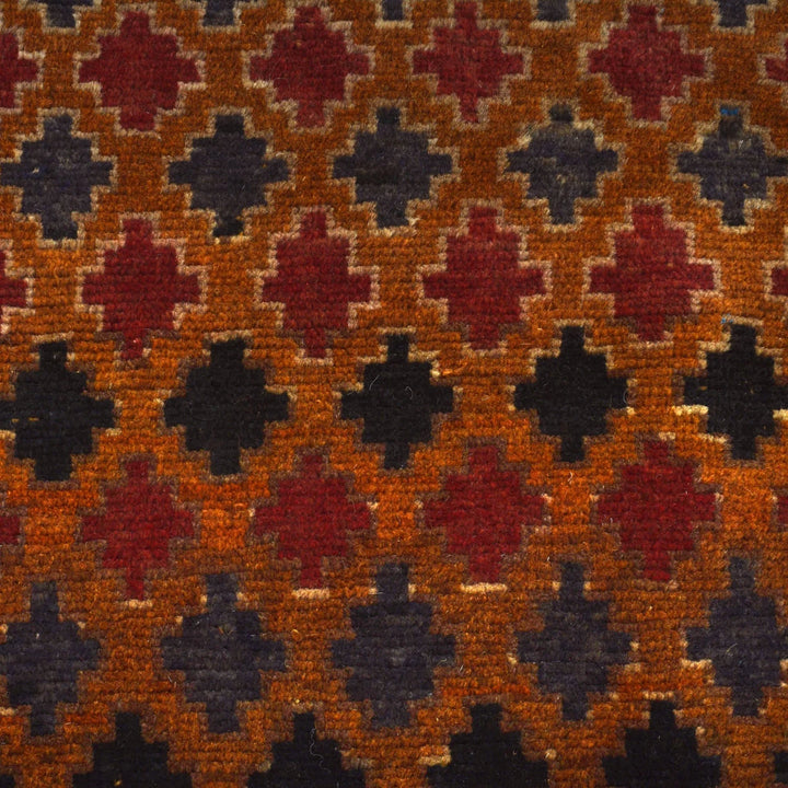 Afghan Baluchi Rug 3' 8" x 5' 11" Hand-Knotted | No. AL84265