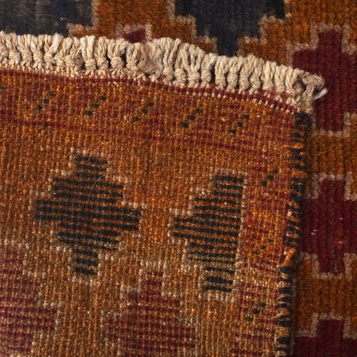 Afghan Baluchi Rug 3' 8" x 5' 11" Hand-Knotted | No. AL84265