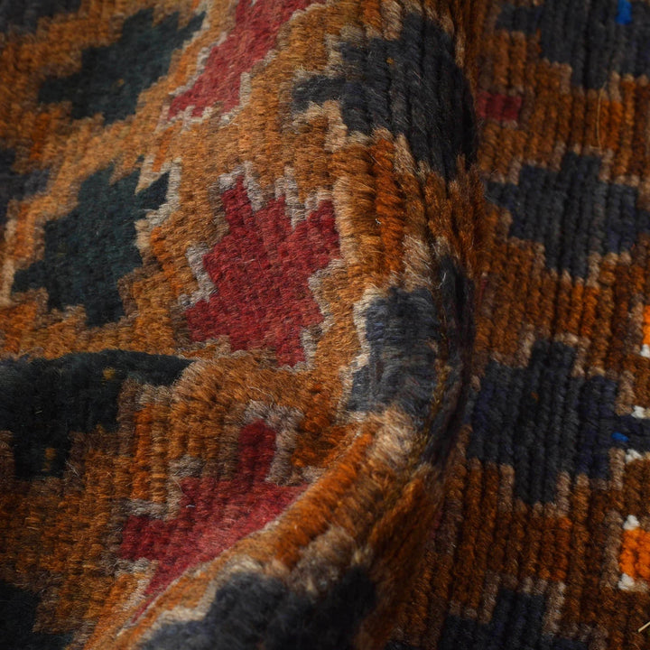 Afghan Baluchi Rug 3' 8" x 5' 11" Hand-Knotted | No. AL84265