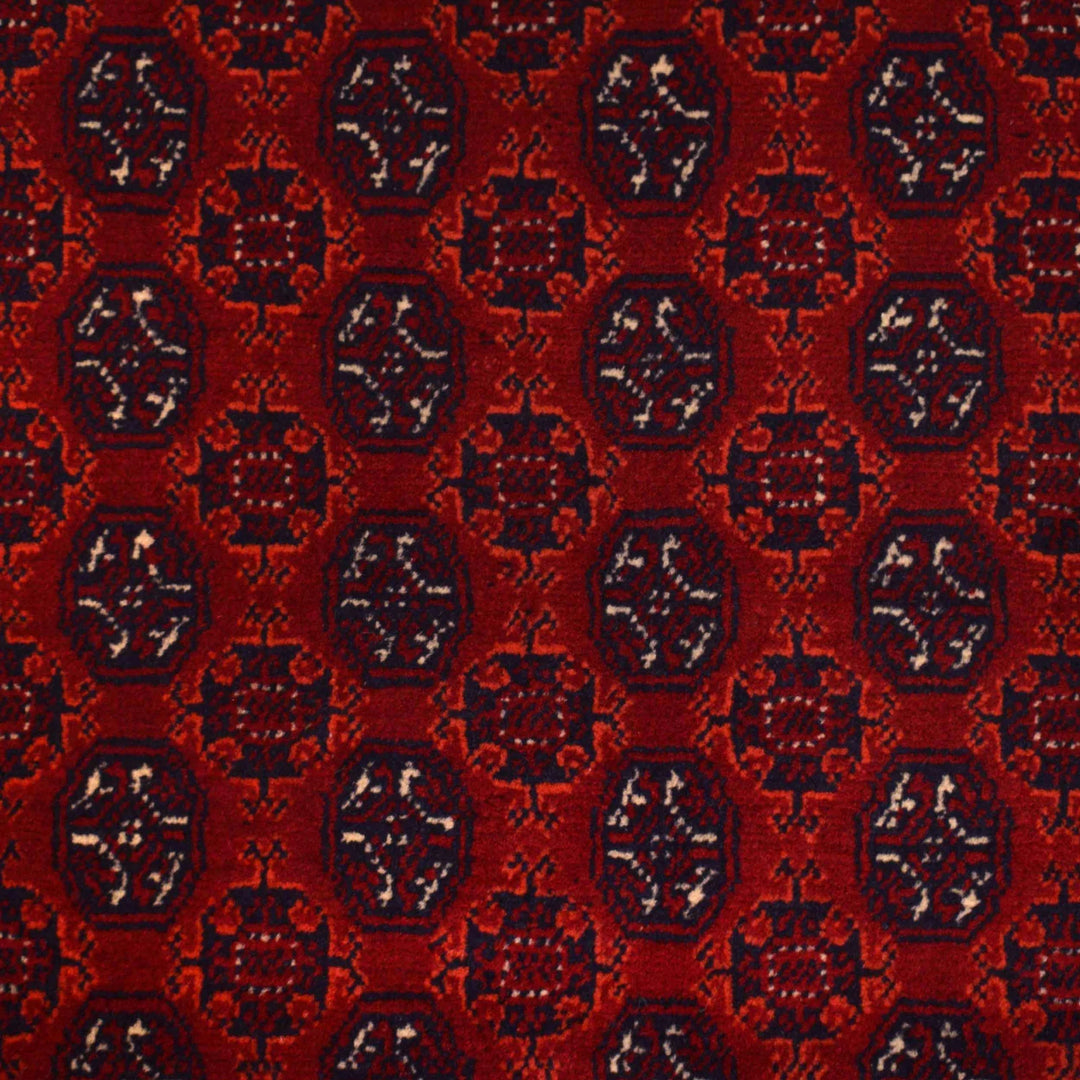 Burgundy Afghan Khoja Roshnai Rug 3' 3" x 5' 1" Hand-Knotted | No. AL844974