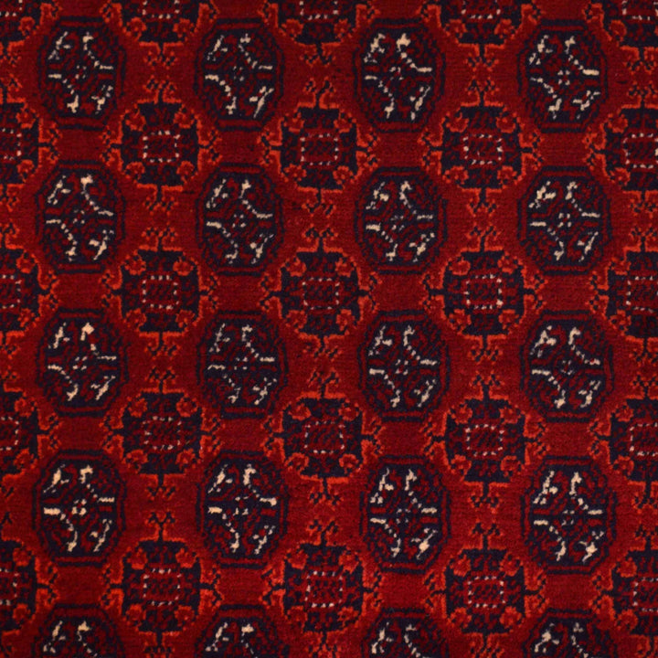 Burgundy Afghan Khoja Roshnai Rug 3' 3" x 5' 1" Hand-Knotted | No. AL844974
