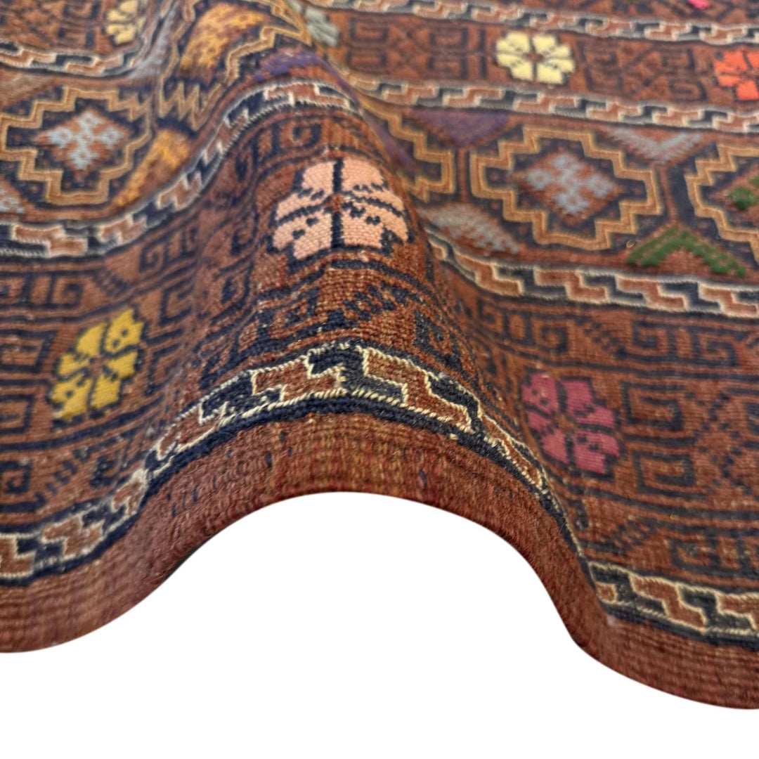 Afghan Kilim Rug 5' 3" x 7' 4" Flat-Weave | No. AL84690