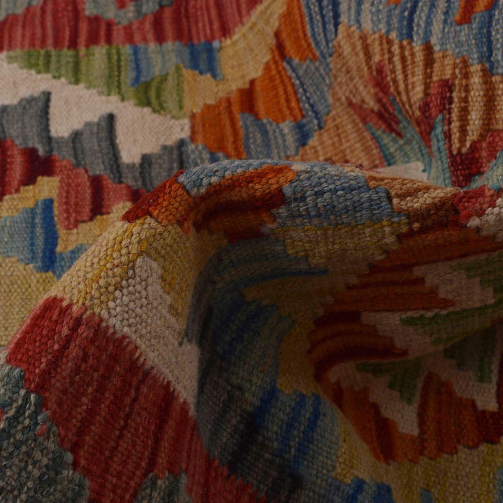 Afghan Vegetable Kelim Rug 1' 8" x 4' 8" Flat-Weave | No. AL84810