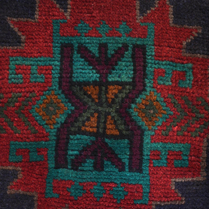 Afghan Baluchi Rug 4' 3" x 6' 6" Hand-Knotted | No. AL84928