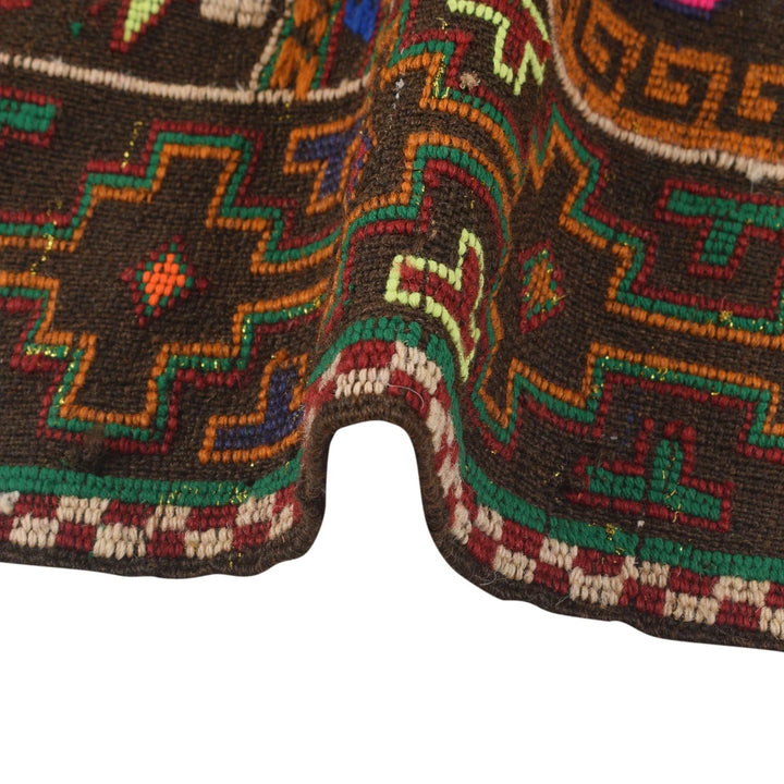 Afghan Sufra Kilem Runner 2' 0" x 5' 5" Flat-Weave | No. AL85122