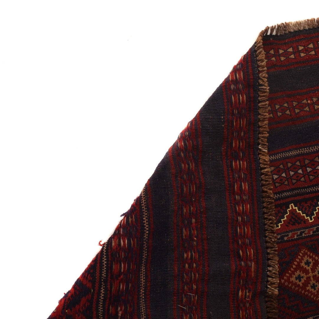 Afghan Laghari Kilim Rug 4' 7" x 6' 3" Flat-Weave | No. AL85278
