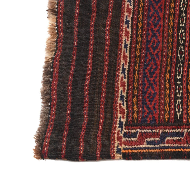 Afghan Laghari Kilim Rug 4' 6" x 6' 5" Flat-Weave | No. AL85448