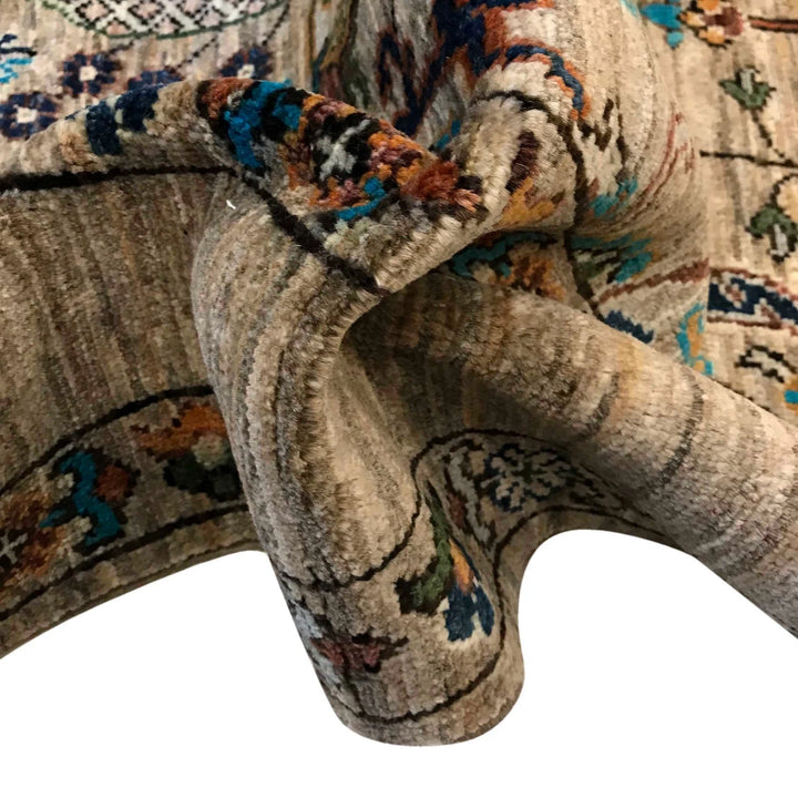 Afghan Sultani Rug 5' 8" x 7' 9" Hand-Knotted | No. AL85576
