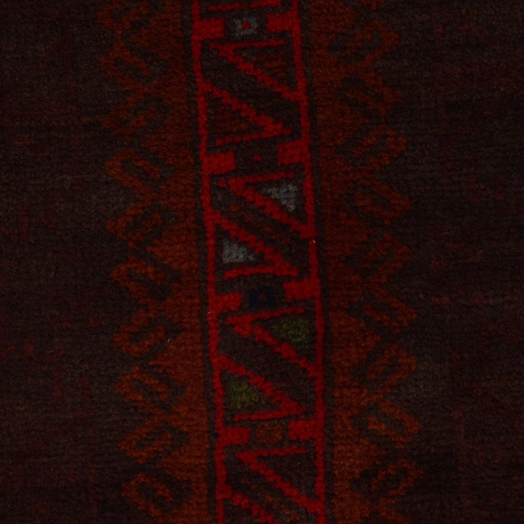 Afghan Prayer Rug 2' 11" x 4' 4" Hand-Knotted | No. AL85732