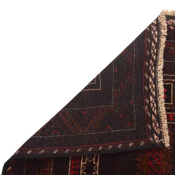 Afghan Prayer Rug 2' 11" x 4' 4" Hand-Knotted | No. AL85732