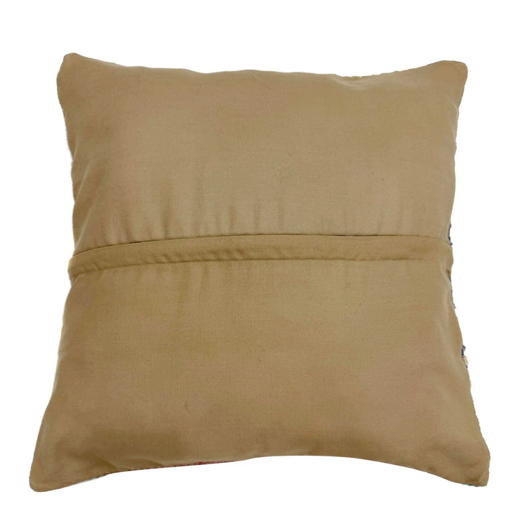 Afghan Kilim Cushion 1' 5" x 1' 5" Flat-Weave | No. AL860248