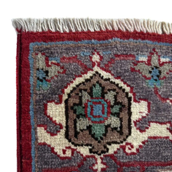Afghan Heriz Rug 2' 7" x 4' 2" Hand-Knotted | No. AL86114