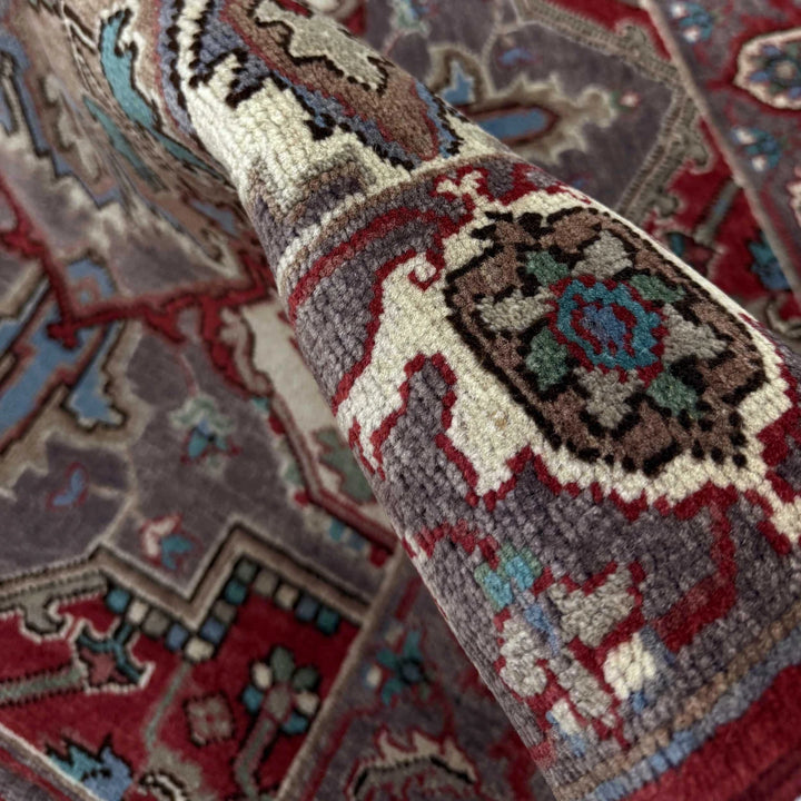 Afghan Heriz Rug 2' 7" x 4' 2" Hand-Knotted | No. AL86114