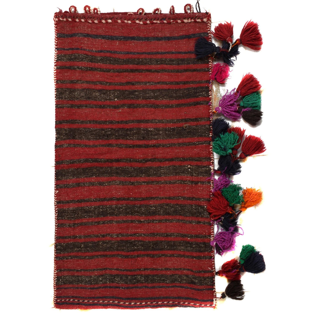 Afghan Baluchi Balisht Kilim 1' 8" x 3' 0" Flat-Weave | No. AL86312