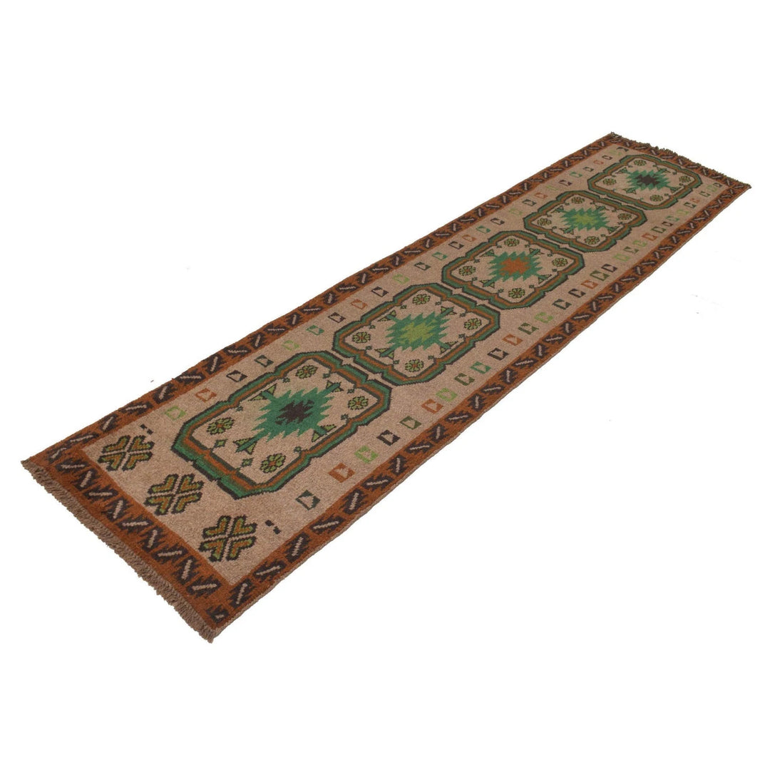 Afghan Baluchi Runner 2' 4" x 9' 5" Hand-Knotted | No. AL86400
