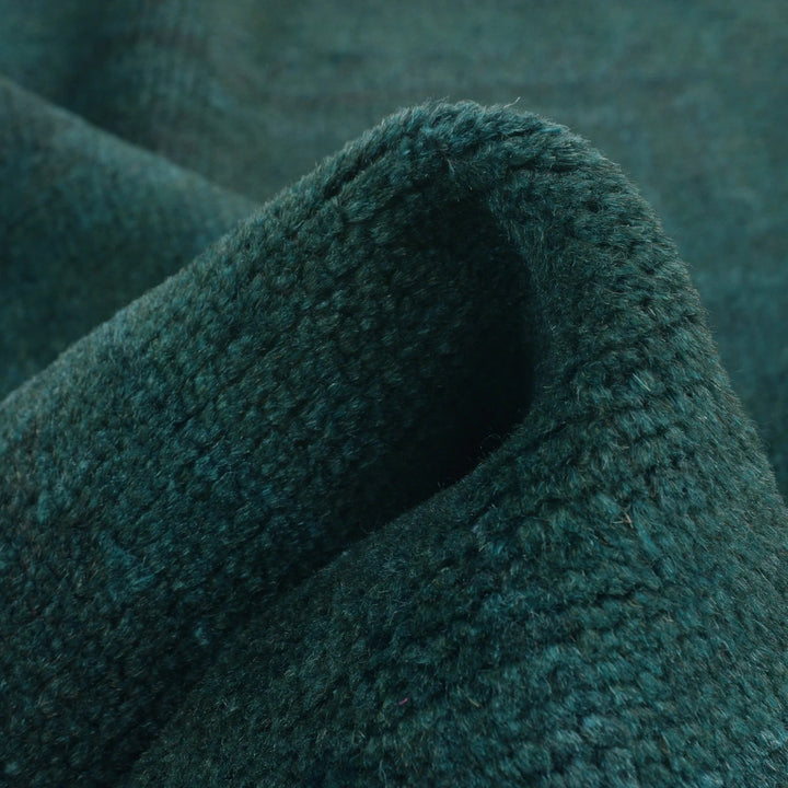 Green Pakistani Overdyed Rug 3' 1" x 4' 3" Hand-Knotted | No. AL86453
