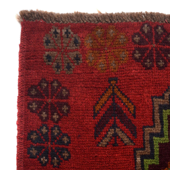 Afghan Baluchi Rug 4' 2" x 6' 5" Hand-Knotted | No. AL86963