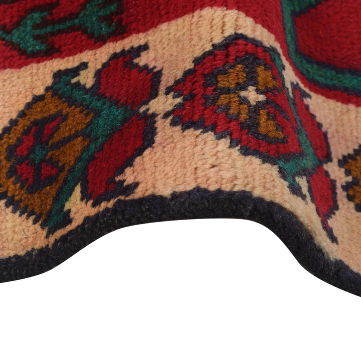 Afghan Baluchi Rug 2' 11" x 4' 8" Hand-Knotted | No. AL87098