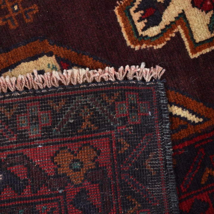 Afghan Baluchi Rug 4' 5" x 8' 7" Hand-Knotted | No. AL87142