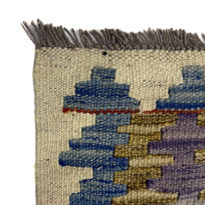 Multicolor Afghan Vegetable Kilim Rug 6' 1" x 8' 4" Flat-Weave | No. AL87157