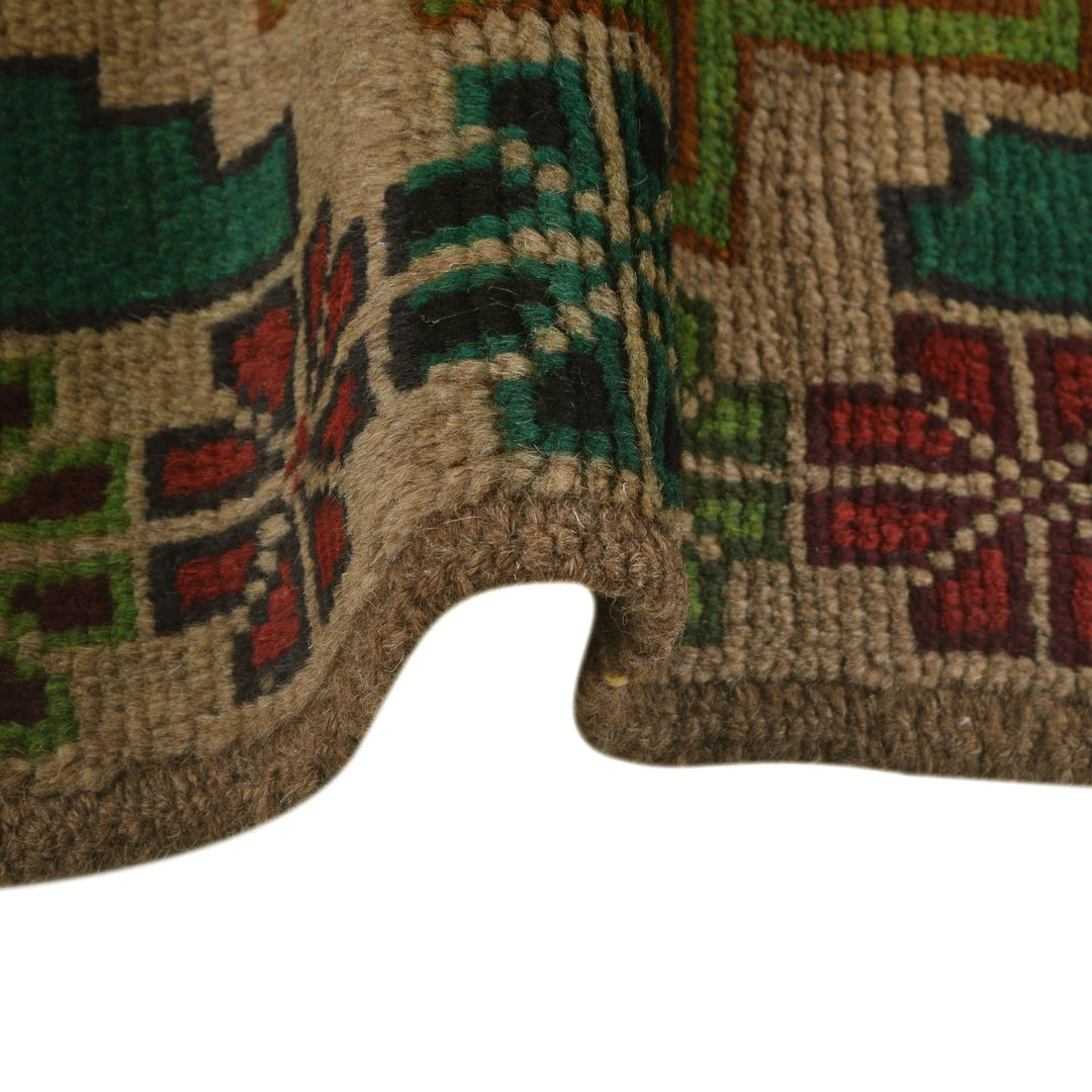 Afghan Baluchi Rug 3' 8" x 6' 1" Hand-Knotted | No. AL87251