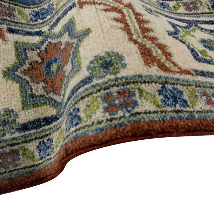 Afghan Heriz Rug 5'1" x 7'0" Hand-Knotted | No. AL87269