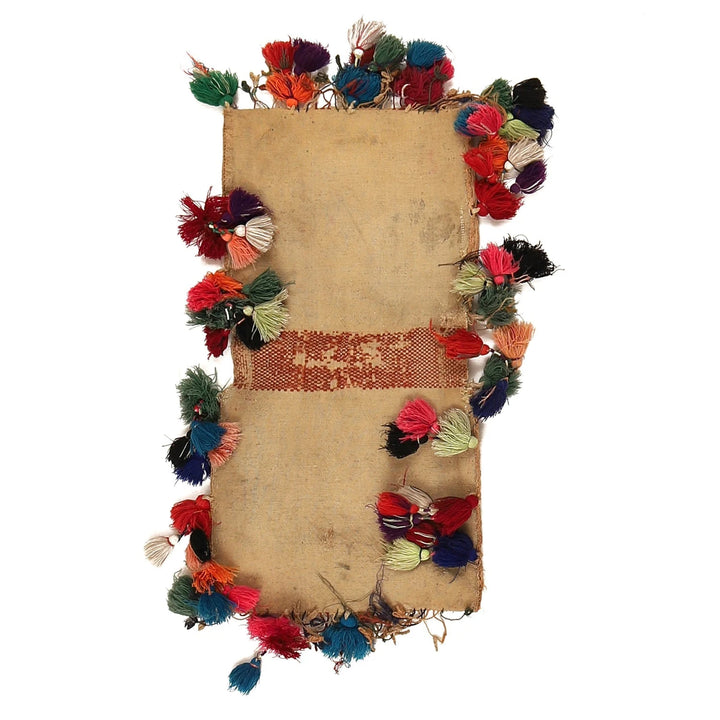 Afghan Saddle Bag Rug 1' 1" x 2' 4" Hand-Knotted | No. AL87364