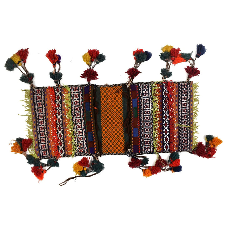 Afghan Baluch Saddle Bag Kilim 1' 1" x 2' 4" Flat-Weave | No. AL87379