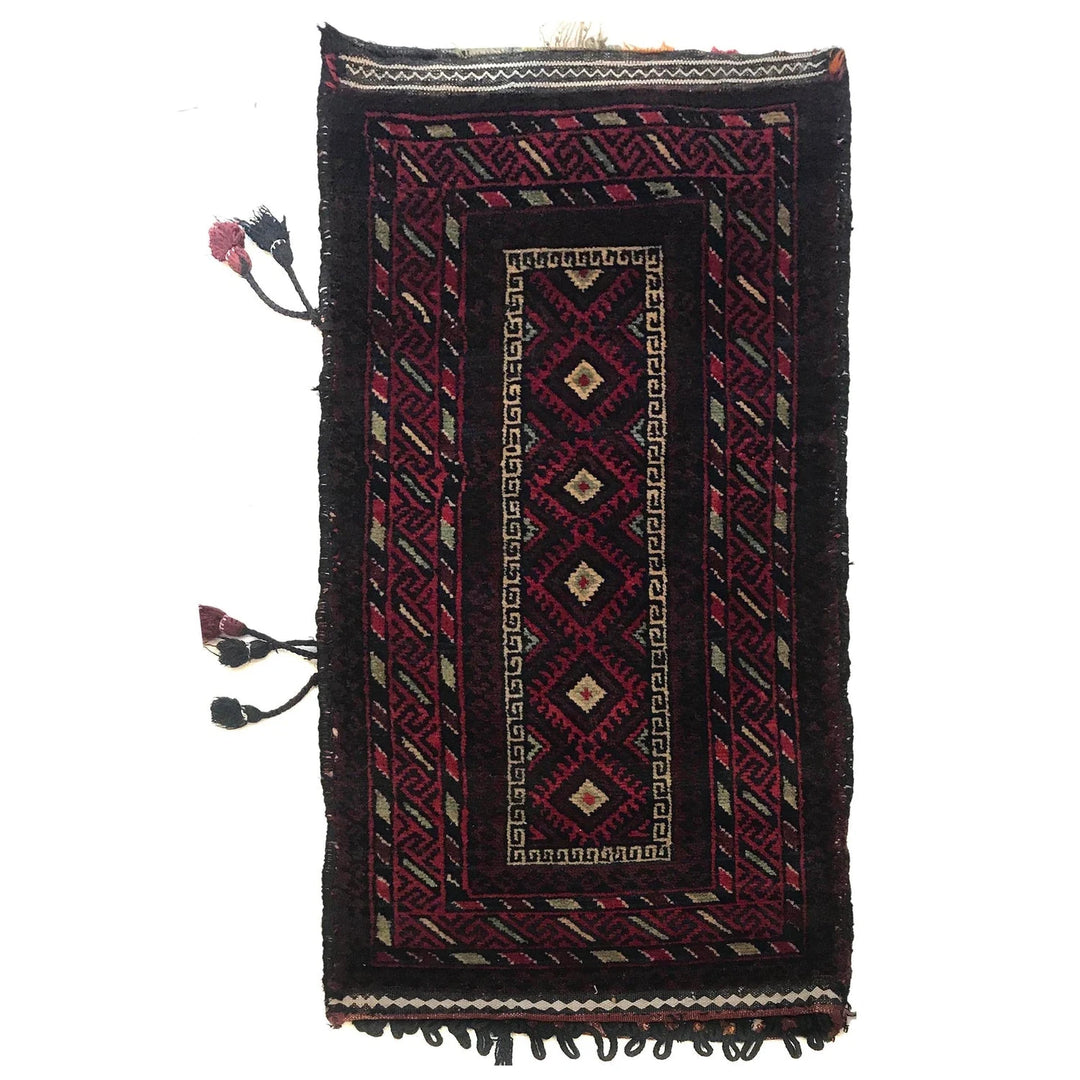 Afghan Balisht Rug 1' 11" x 3' 9" Hand-Knotted | No. AL87706