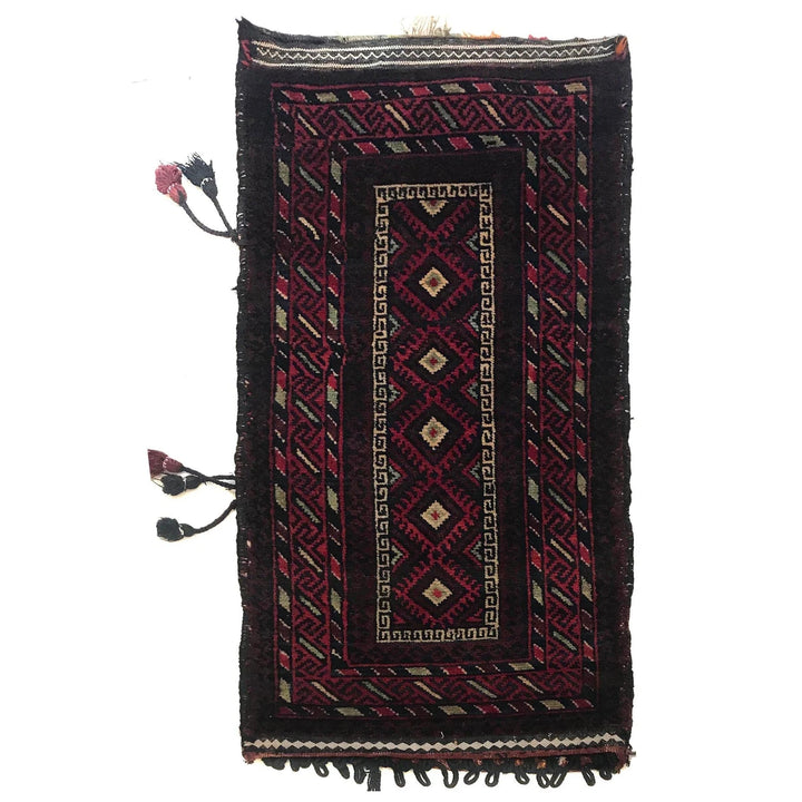 Afghan Balisht Rug 1' 11" x 3' 9" Hand-Knotted | No. AL87706