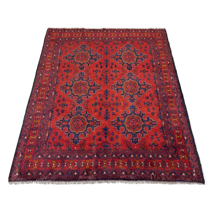 Afghan Khal Mohammadi Rug 5' 2" x 6' 9" Hand-Knotted | No. AL87856