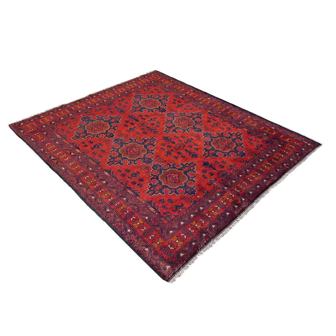 Afghan Khal Mohammadi Rug 5' 2" x 6' 9" Hand-Knotted | No. AL87856