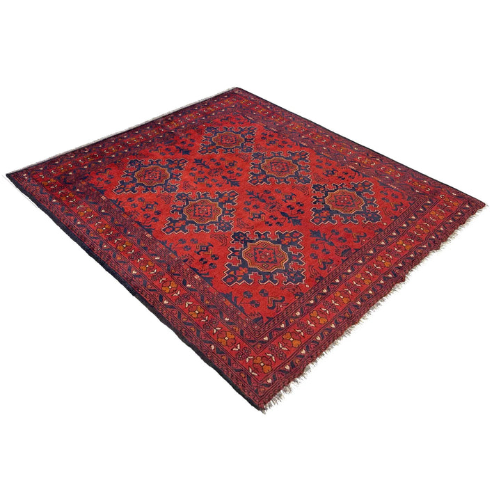 Afghan Khal Mohammadi Rug 5' 2" x 6' 9" Hand-Knotted | No. AL87856