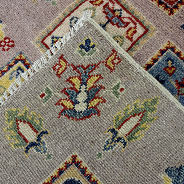 Pink Afghan Bakhtiar Runner Rug 2' 8" x 9' 10" Hand-Knotted | No. AL87976