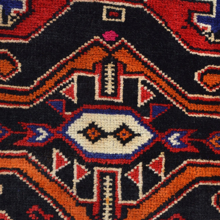 Afghan Baluchi Rug 4' 4" x 6' 7" Hand-Knotted | No. AL88032