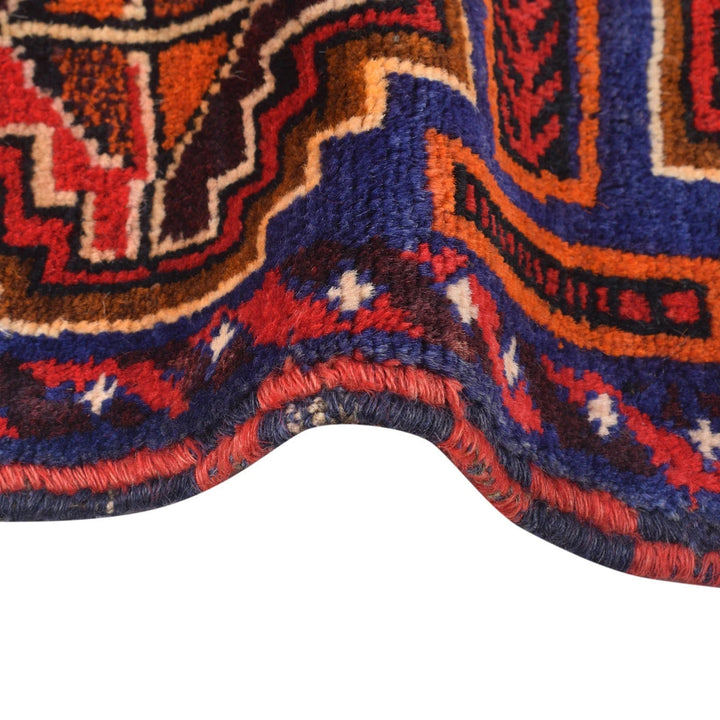 Afghan Baluchi Rug 4' 4" x 6' 7" Hand-Knotted | No. AL88032