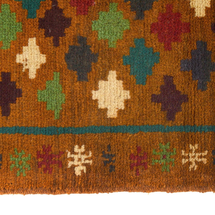 Afghan Baluchi Rug 2' 6" x 9' 4" Hand-Knotted | No. AL88108