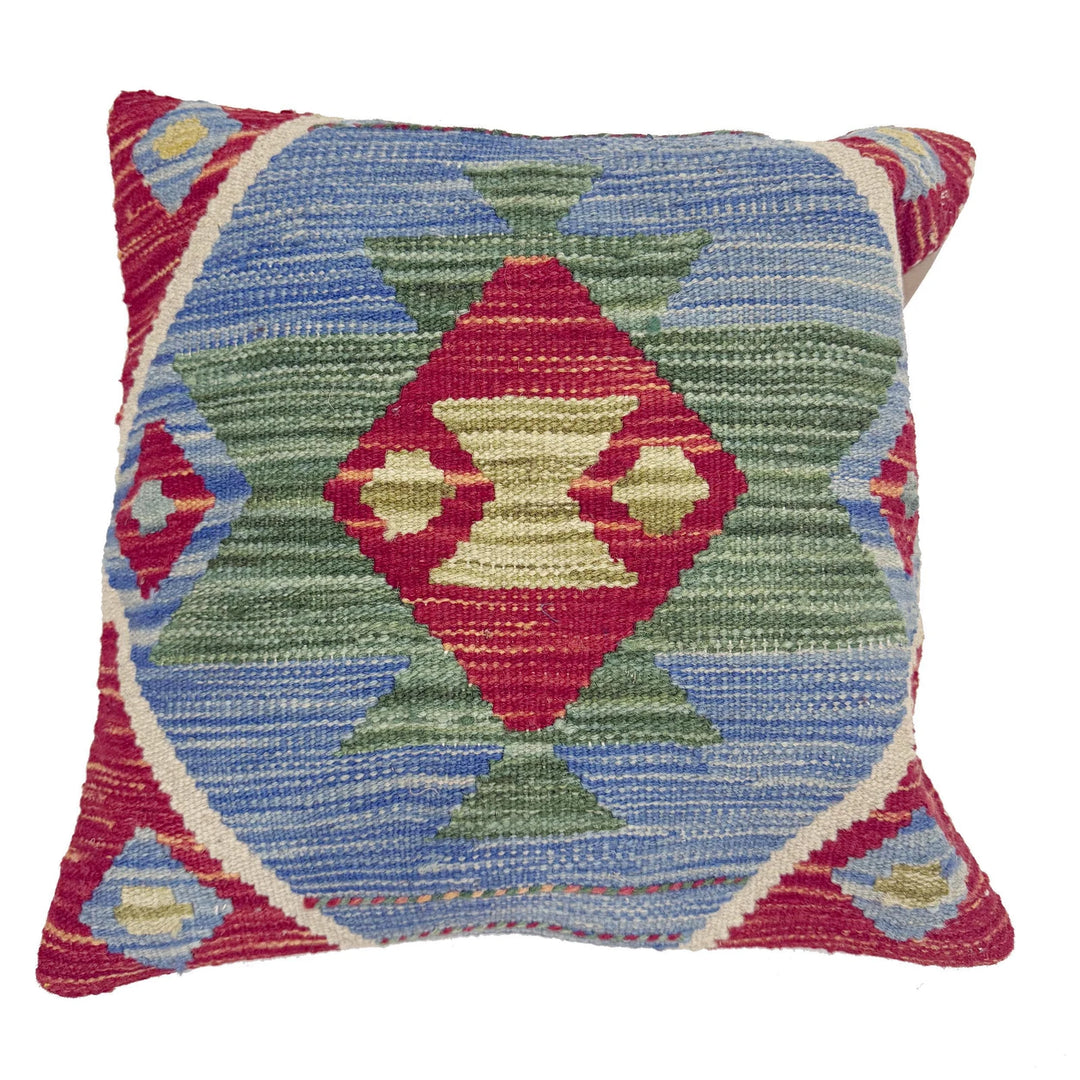 Afghan Kilim Rug 1' 6" x 1' 6" Flat-Weave | No. AL881229