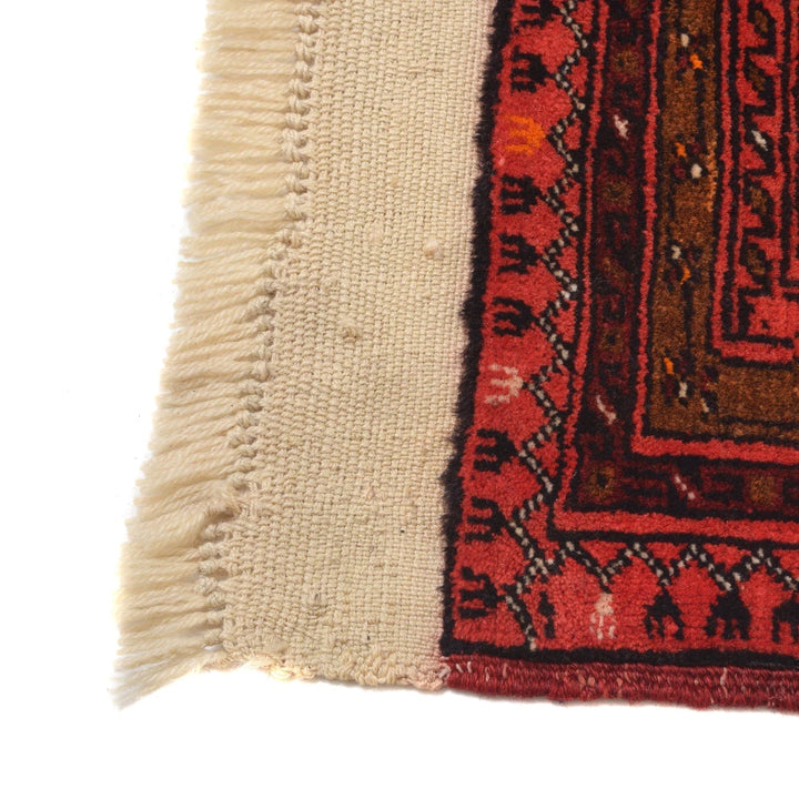 Afghan Geometric Rug 6' 9" x 9' 7" Hand-Knotted | No. AL88168