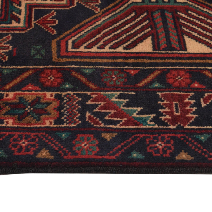 Afghan Prayer Rug 2' 10" x 4' 8" Hand-Knotted | No. AL88181