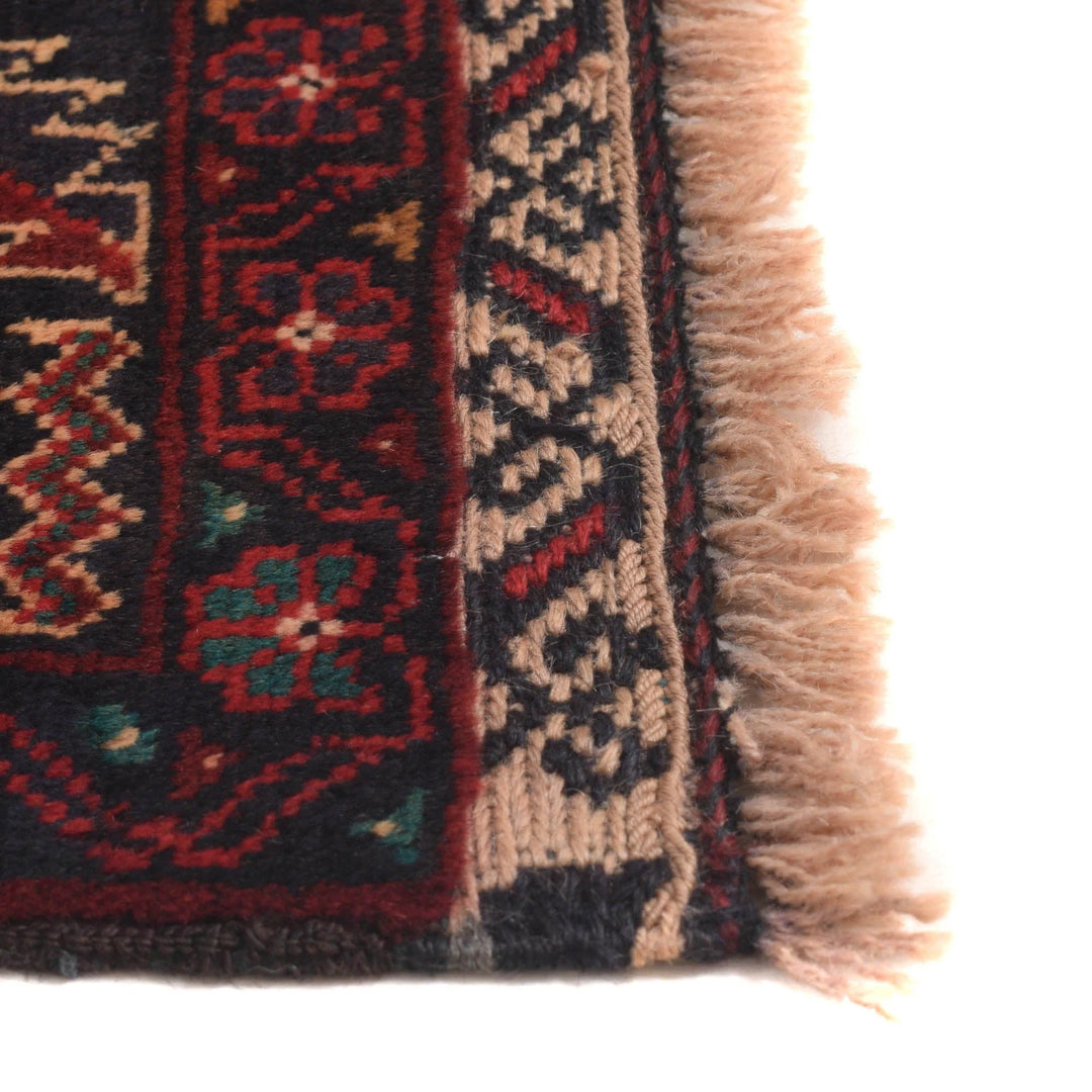 Afghan Prayer Rug 2' 10" x 4' 8" Hand-Knotted | No. AL88181