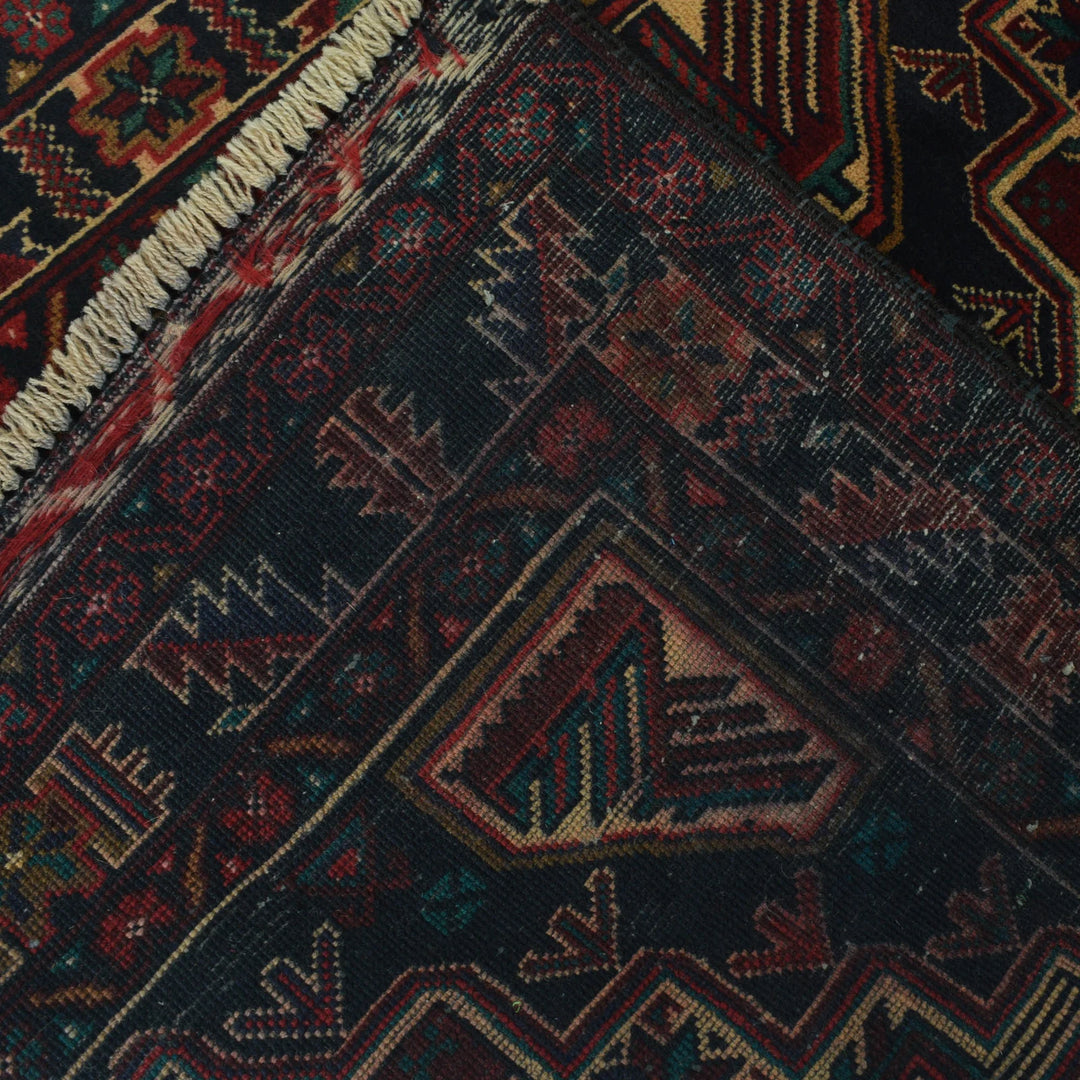 Afghan Prayer Rug 2' 10" x 4' 8" Hand-Knotted | No. AL88181